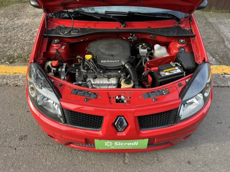 RENAULT - SANDERO - 2008/2009 - Vermelha - R$ 29.900,00