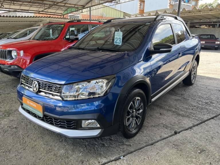 VOLKSWAGEN - SAVEIRO - 2022/2023 - Azul - R$ 98.000,00