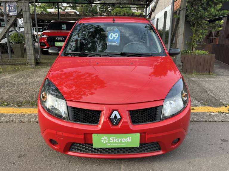 RENAULT - SANDERO - 2008/2009 - Vermelha - R$ 29.900,00