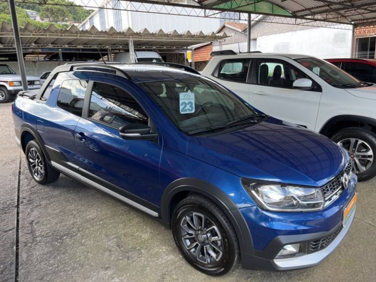 VOLKSWAGEN - SAVEIRO - 2022/2023 - Azul - R$ 98.000,00